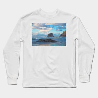 Will's Rock, Porthcothan Bay Long Sleeve T-Shirt